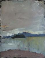 Edward Epp, Spring Rain 06.04.20,, acrylic on panel, 32 x 25.75"