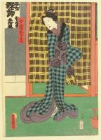 Kunisada_utagawa-1786-1865_Lady_Omaki-Kabuki-1858-woodblock-print-14x9-9inches