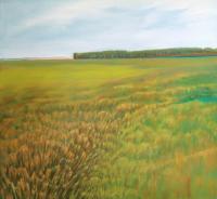 Pamela Thurston, Field Study, oil on canvas, 32.5 x 34.5"