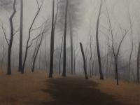 Matthew Tarini "High Park" oil on canvas mounted on dibond 30 x 40" 