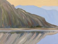 Wendy Wacko "Veil of Smoke Coronet Creek" oil on canvas, 30 x 40"