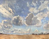 James MacDonald "Spring Over Ardrossan" 2021 acrylic on canvas 48 x 60" | $ 3,600.00