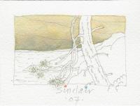 Robert Sinclair, Repose, watercolour, 3 x 4"